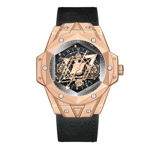 Reloj de Cuarzo para Hombre con Banda de Silicona Resistente al Agua - Image 6