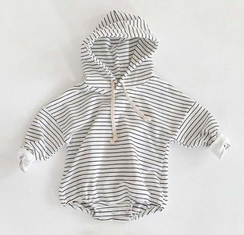 Mameluco Hoodie de Manga Larga para Bebé Estilo Coreano - Image 10
