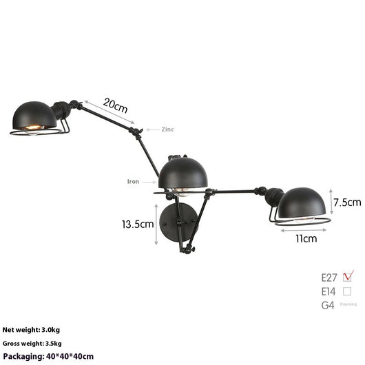 Lámpara LED de Pared Articulada para Estudio y Dormitorio - Image 15