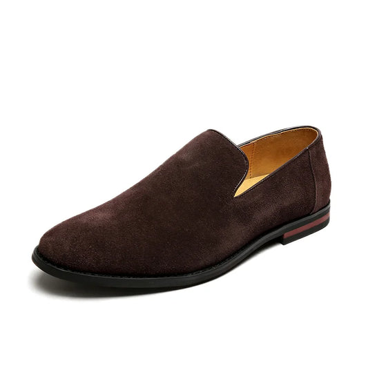 Zapatos de Ante para Hombre Punta Aguda Estilo Británico Versátil - Image 11