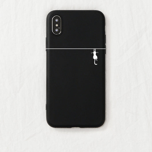Funda Minimalista de Gatito para Teléfono - Compatible con Apple - Image 18