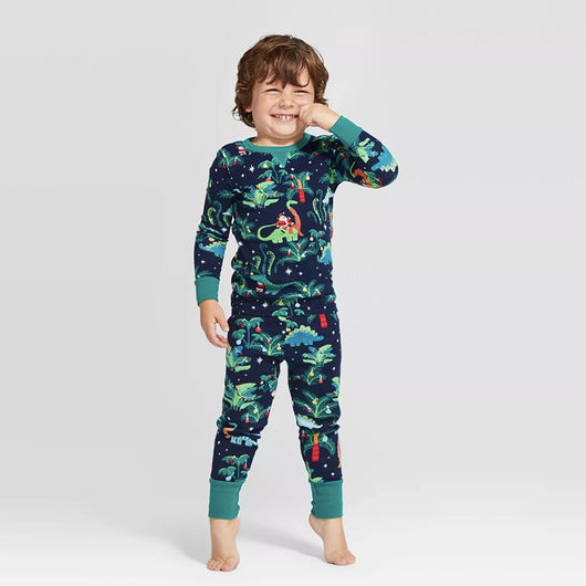 Pijamas Familiares de Algodón con Estampado Perro - Conjunto Papá, Mamá e Hijo - Image 4