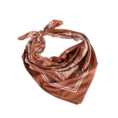 Pañuelo de Satén con Estampado Floral Vintage Paisley - Image 19