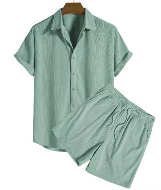 Conjunto de Playa Casual Multicolor en Algodón y Lino - Image 14