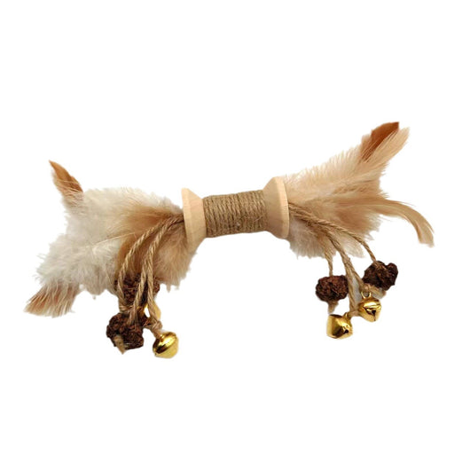 Juguete Interactivo para Gatos con Plumas, Campanas y Texturas de Masticación - Image 10