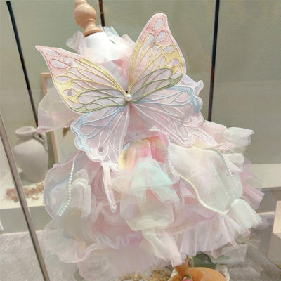 Vestido Infantil con Alas de Mariposa - Diseño de Personalidad - Image 10