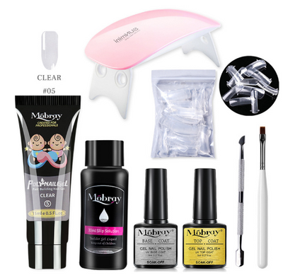 Kit Completo de Uñas de Gel UV con Lámpara LED y Geles de Extensión para Principiantes - Image 27