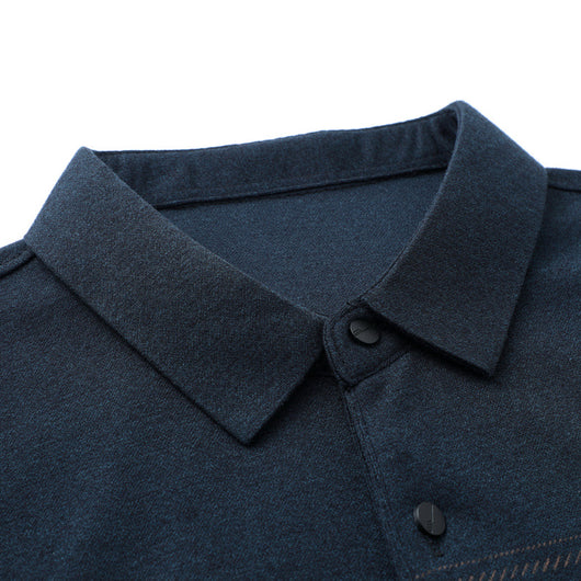 Camiseta Manga Larga con Cuello para Hombre Maduro - Image 12