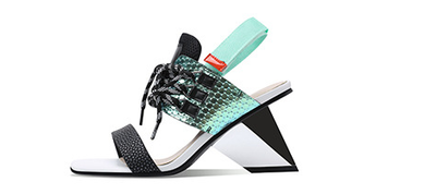 Sandalias de Tacón Alto con Tira Ajustable - Cuero Combinado Verano - Image 6