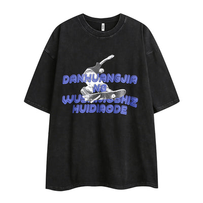 Camiseta Vintage Desgastada Unisex para Verano - Image 9
