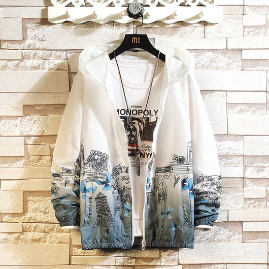 Chaqueta Ligera de Protección Solar para Hombre - Estilo Casual Verano - Image 8