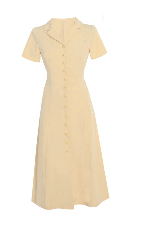 Vestido Entallado de Botón Simple para Mujer - Diseño Reductor - Image 5