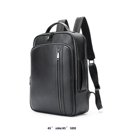 Mochila de Cuero para Hombre - Gran Capacidad Multifuncional - Image 12