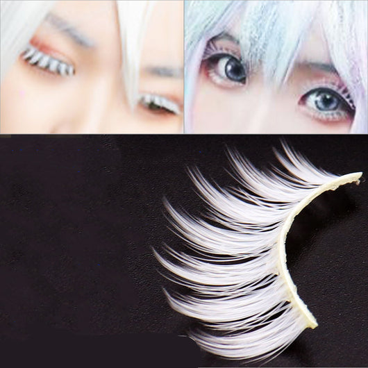Pestañas Postizas Blancas Colorables de Larga Duración
