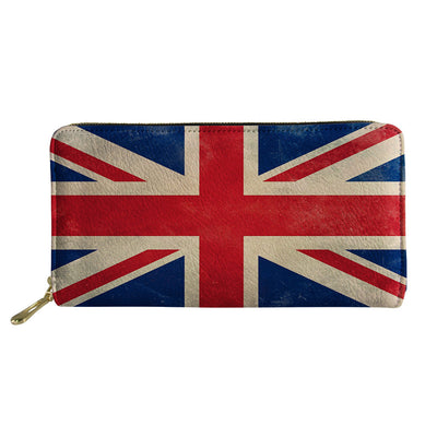 Billetera con Patrón Banderines Vintage Estilo Americano - Image 7