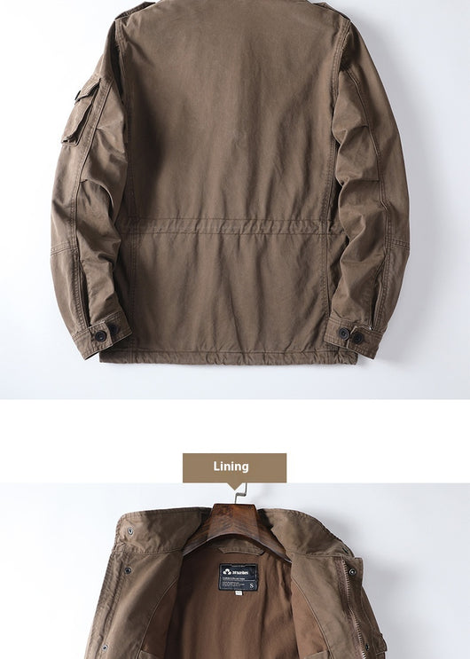 Chaqueta Casual Suelta con Cierre para Hombre - Image 14