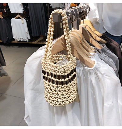 Bolsa Retro Hueca con Cuentas - Diseño Versátil para Cualquier Outfit - Image 6