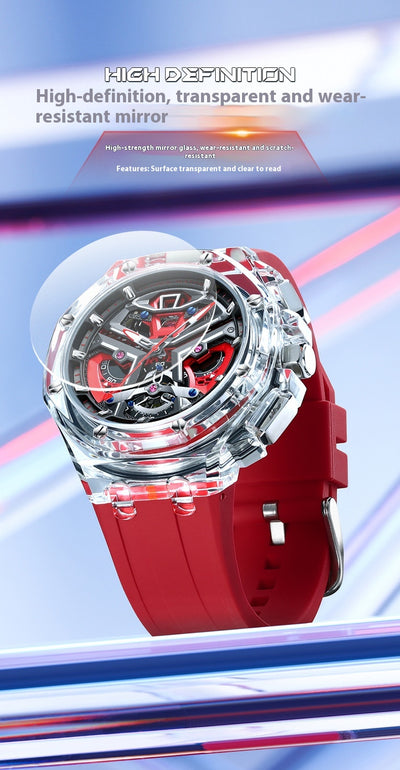 Reloj de Cuarzo Luminoso con Tallado Hueco Tridimensional - Image 17
