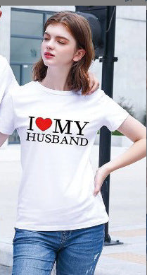 Playera Suelta para Parejas Talla Grande - Manga Corta Unisex - Image 12