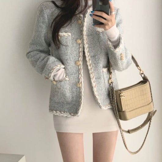 Chaqueta Acolchada de Tweed con Múltiples Bolsillos - Image 18