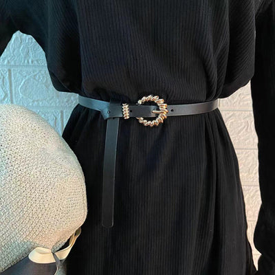 Cinturón Tejido Delgado para Mujer con Hebilla de Moda - Image 14