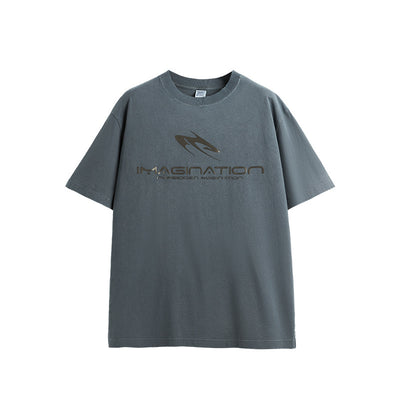 Camiseta Holgada Lavada Efecto Brillante para Hombre - Image 11