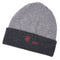 Gorro Tejido Minimalista para Hombre - Diseño Bordado con Letras, Cálido para Otoño e Invierno