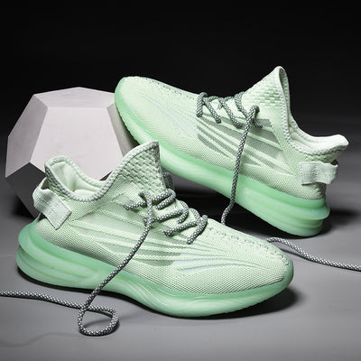 Zapatillas Deportivas Tejidas Volantes para Hombre - Estilo Coreano Transpirable - Image 17