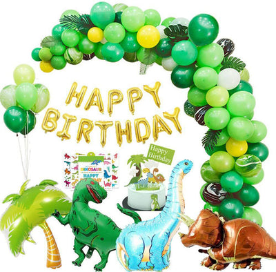 Set de Globos Números Aluminio Dinosaurio para Fiesta Temática Jungle - Image 21