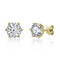 Moissanite Earrings 1carat Dorado
