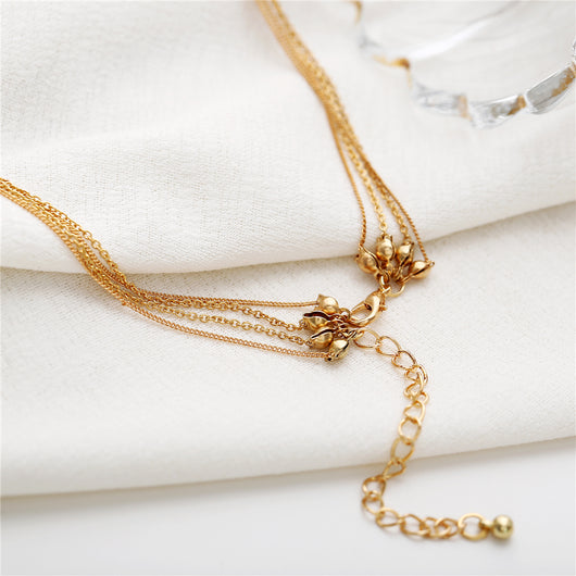 Collar Multicapa con Dije de Luna Estilo Bohemio para Mujer - Image 31