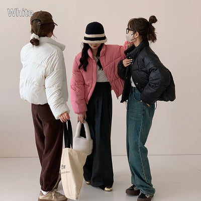 Abrigo Acolchado de Algodón para Mujer - Estilo Urbano Casual - Image 12