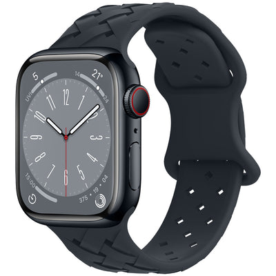 Correa Apple Watch Bambú Cuadros y Encaje Silicona Deportiva - Image 16