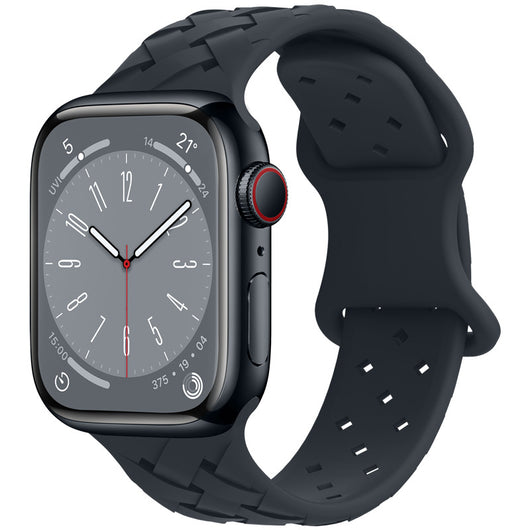 Correa Apple Watch Bambú Cuadros y Encaje Silicona Deportiva - Image 16