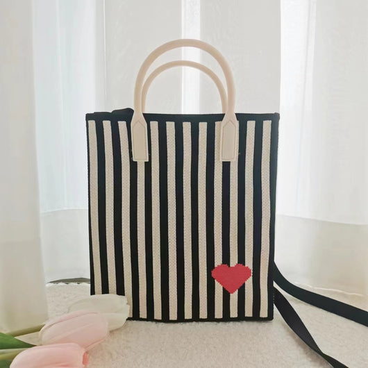 Bolso Bandolera Ligero de Rayas para Mujer - Diseño Versátil Todo Clima - Image 7