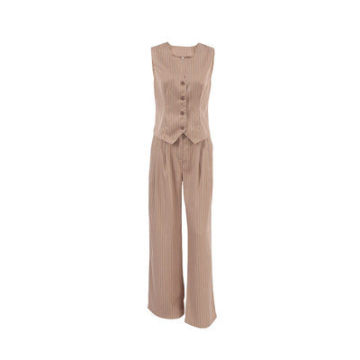 Chaleco V-Neck con Tirantes Anchos - Traje Casual Versátil - Image 5