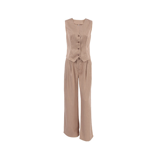 Chaleco V-Neck con Tirantes Anchos - Traje Casual Versátil - Image 5