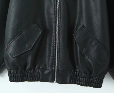 Abrigo de Cuero PU Americano para Mujer - Image 8