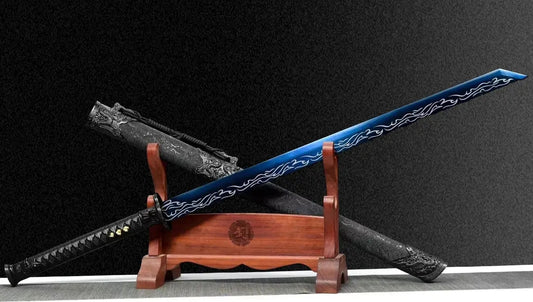 Espada Horizontal Tang Liuying - Acero Manganeso Alto, Colección Premium Sin Filo