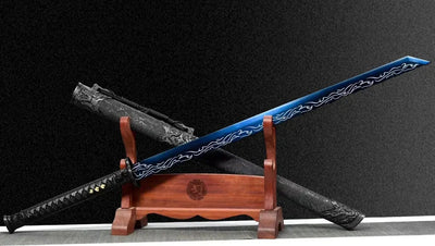 Espada Horizontal Tang Liuying - Acero Manganeso Alto, Colección Premium Sin Filo