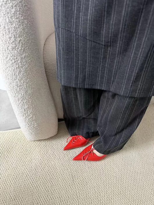 Zapatos de Tacón Grueso con Moño - Slip-on Cómodos y Elegantes - Image 16