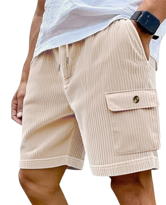 Shorts de Pana para Hombre con Múltiples Bolsillos - Image 28
