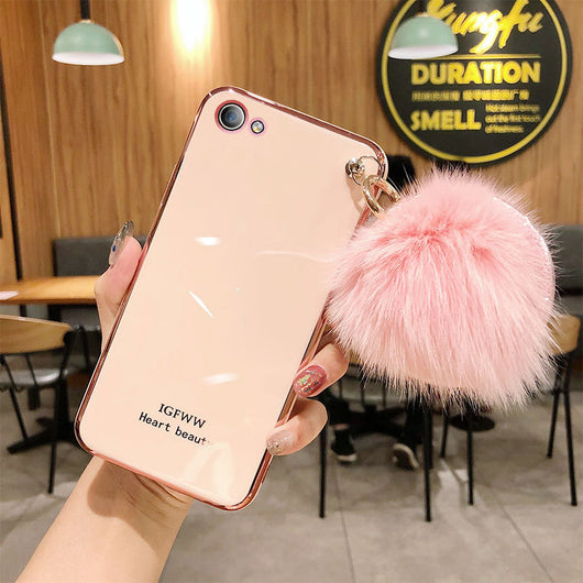 Funda Protectora de Silicona con Pulsera de Bola Electrochapada para Teléfono - Image 5