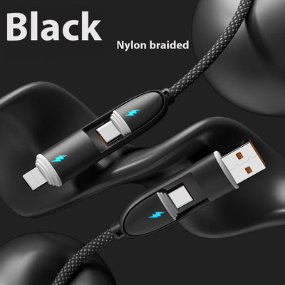 Cable de Carga Rápida 4 en 1 de Silicona Premium - Image 18