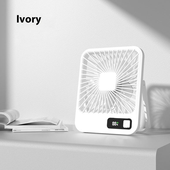 Ventilador de Escritorio Portátil Recargable USB Ultrasilencioso