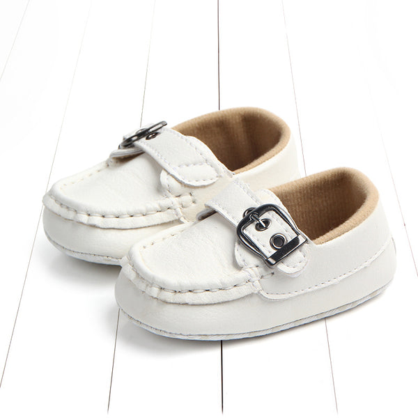 Zapatos Suavitos para Bebés con Cierre de Botón - Zapatos de Peas para Niños Pequeños