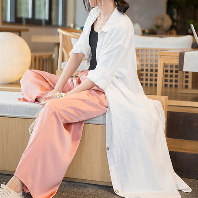 Cardigan Literario Holgado y Ligero para Mujer - Elegancia Minimalista - Image 3