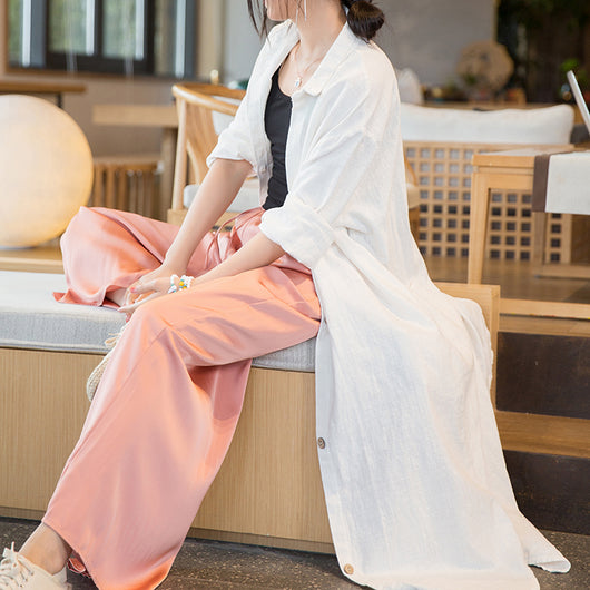 Cardigan Literario Holgado y Ligero para Mujer - Elegancia Minimalista - Image 3