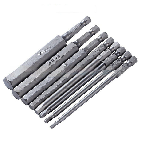 Juego de 8 Puntas Hexagonales Material Silver S2