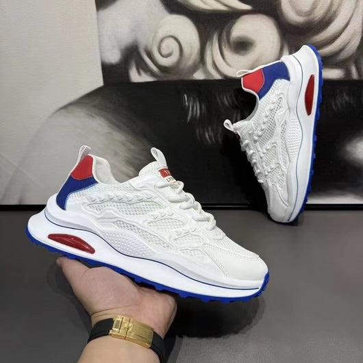Tenis Blancos Deportivos Transpirables - Zapatillas Ligeras para Correr y Caminar